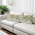 thumbnail image 2 of Flowers Eucalyptus Body Pillow Covers 20"x54", Vintage Botanical Floral Leaves Soft Brushed Microfiber Breathable Throw Pillow Covers, Pillowcase with Zipper for Couch Sofa Bedroom Living Room, 2 of 9