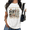 White, variant on UNISHE Women's Circular Botanical Graphic T-Shirt Funny Plant Quote Tee Clean Arch Print Summer White Top