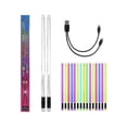 thumbnail image 3 of Led Light Emitting Drumsticks 15 Colour Gradient Usb Rechargeable+switch Electronic Drumsticks compatible with-1, 3 of 5