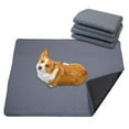 thumbnail image 3 of Extra Large Reusable Dog Mat for Floor, Non-Slip Washable Pee Pads for Dogs, Fast Absorbent Pet Whelping Pads, Puppy Playpen Mat for Incontinence, Housebreak, Crate(L,Gray), 3 of 3