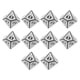 thumbnail image 4 of 20x Tablero de Mesa de Dados Poliédricos Acrílicos Juego de Familiar Yotijar Dados poliédricos, 4 of 4
