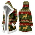 thumbnail image 6 of Boys Girls Christmas Print Back Cardigan Kids Teens Warm Knit Sweater With Festive Design Clothes, 6 of 9