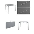 thumbnail image 2 of COSCO XL 38.5" Fold-in-Half Card Table w/ Handle, Black, Indoor & Outdoor, Portable, Wheelchair Accessible, Camping, Tailgating, & Crafting Folding Table, 2 of 8