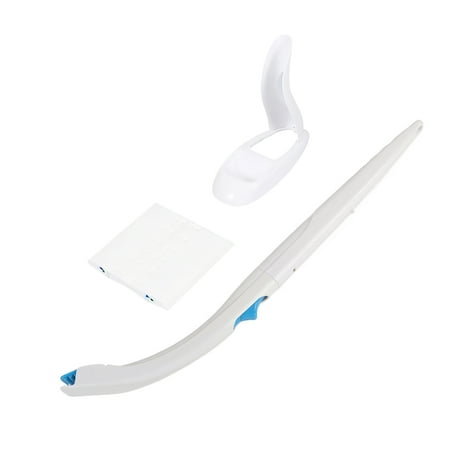 BIMZUC Disposable & Flushable Toilet Cleaning System, Replaceable Concentrated Detergent Brush Head with Arch Handle, Hanging Storage for Bathroom