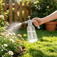 thumbnail image 4 of Wind Pressurized Water Spray Bottle, Continuous Fine Mist Sprayer for Household Cleaning, Plastic, White, 4 of 6