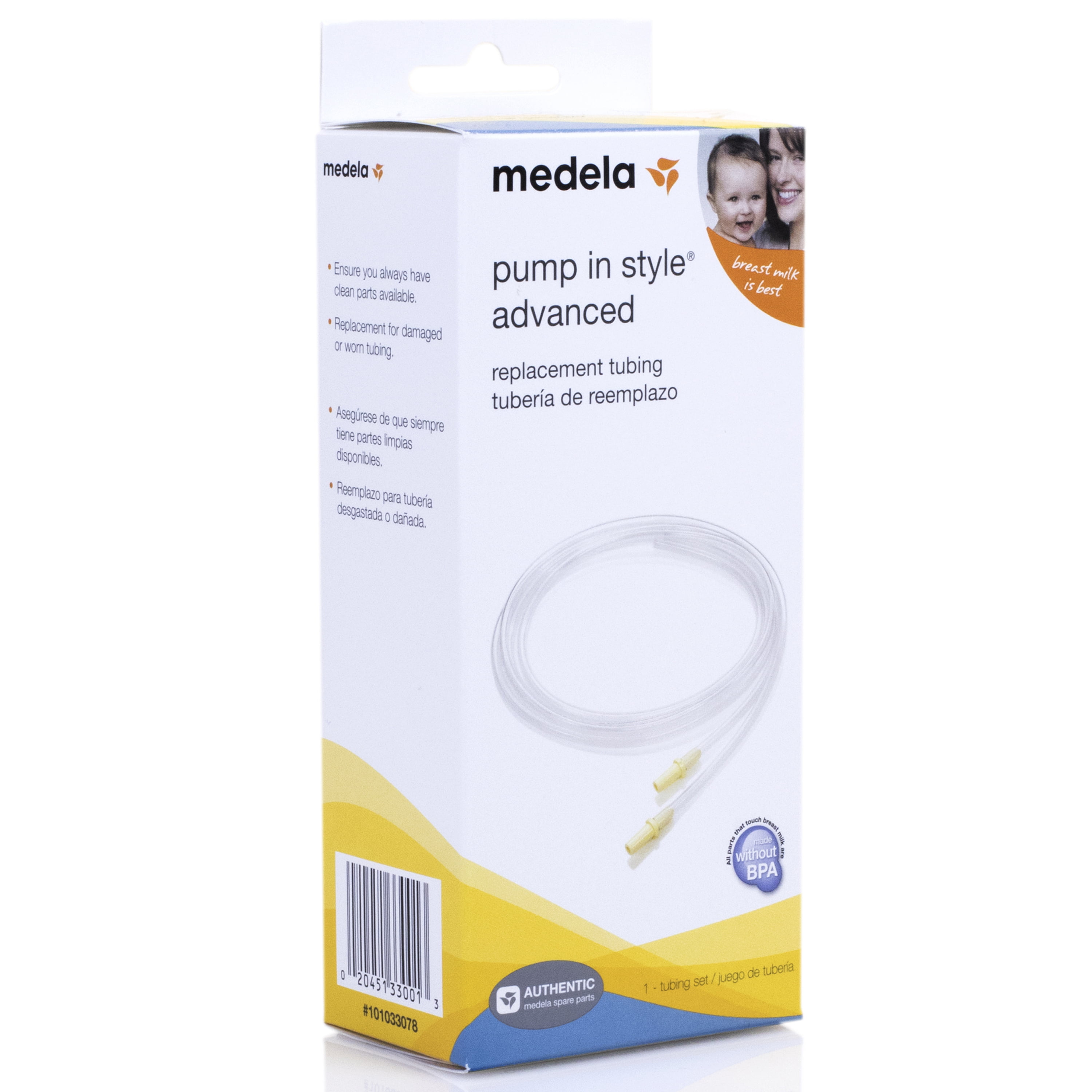2 Tubes and 6 Membranes for Medela Pump In Style Advanced Breast Pum... Tubing 