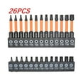 thumbnail image 2 of XISAOK 26Pieces Torx Screwdriver Bit Magentic Torx Bit Set Torx Head Drill Bit, 2 of 10