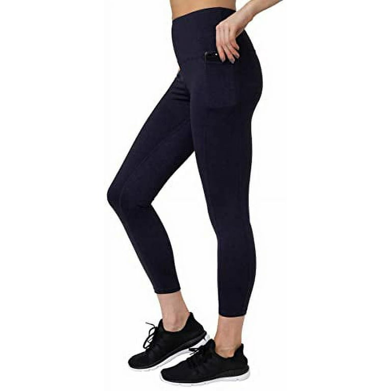 TUFF ATHLETICS Women's Yoga, Fitness Workout Legging Pants (Purple Chevron,  Large) 