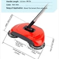 thumbnail image 4 of 3-in-1 Easy Sweep: Hand Push Sweeper, Mop, Vacuum Combo for All Hard Floors - Effective on Pet Hair & Spills, Extra Cloths Included, 4 of 4
