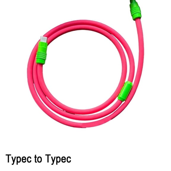 Crazyview 240W Type-C to Type-C Cable, Liquid Silicone Sof Fast Charging Cable, 1.5m, for Smartphones, Tablets, Laptops, and Gaming Devices