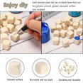 thumbnail image 5 of 50 Piezas de Dados en Blanco para Bricolaje, Cubos de Dados de Madera en Blanco, Dados de Juego de Madera, Dados de Madera vacíos sin Pintar, Dados de Madera vacíos para Pintar, Etiquetar, Bricolaje, 5 of 5