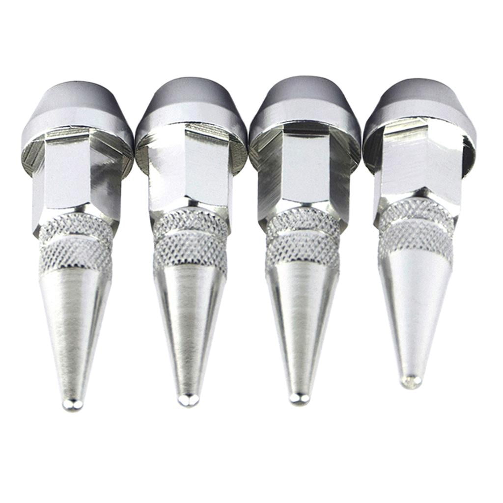 4/8Pcs Aluminum Metal Spike Wheel/Tire Valve Stem Cap Car-Truck Air Dust Caps 4/8Pcs Aluminum Metal Spike Wheel/Tire Valve Stem Cap Car-Truck Air Dust Caps
