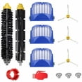 thumbnail image 1 of Kit de repuesto de accesorios para la serie Desiderio 600 para Roomba 600, 620, 630, 650, 660, 3 filtros de succión, 1 cepillo de cerdas, 1 cepillo, 3 cepillos laterales de 6 brazos y 2 herramientas, 1 of 5