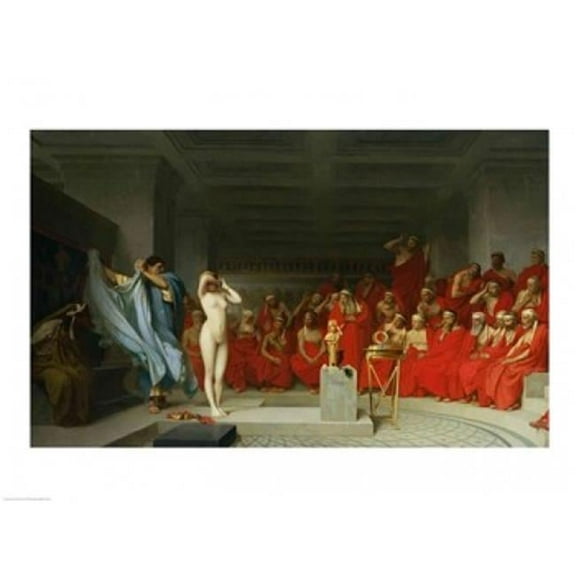 Phryne Before The Jury 1861 Poster Print by Jean Leon Gerome - 24 x 18 in.