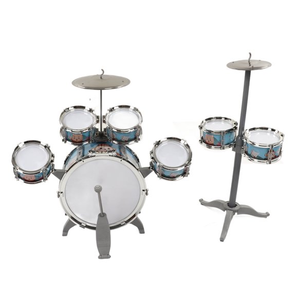 Batería para principiantes, batería de jazz para niños, instrumentos musicales para niños, batería para niños, resistente y resistente