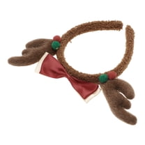 Unique Bargains 1 Pc Classic Plush Butterflies Headbands for Women 8.66"x9.06"x0.67" Khaki