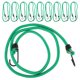 thumbnail image 1 of 10 cuerdas elásticas con gancho para equipaje portátil, correas de embalaje para exteriores con gancho., 1 of 6