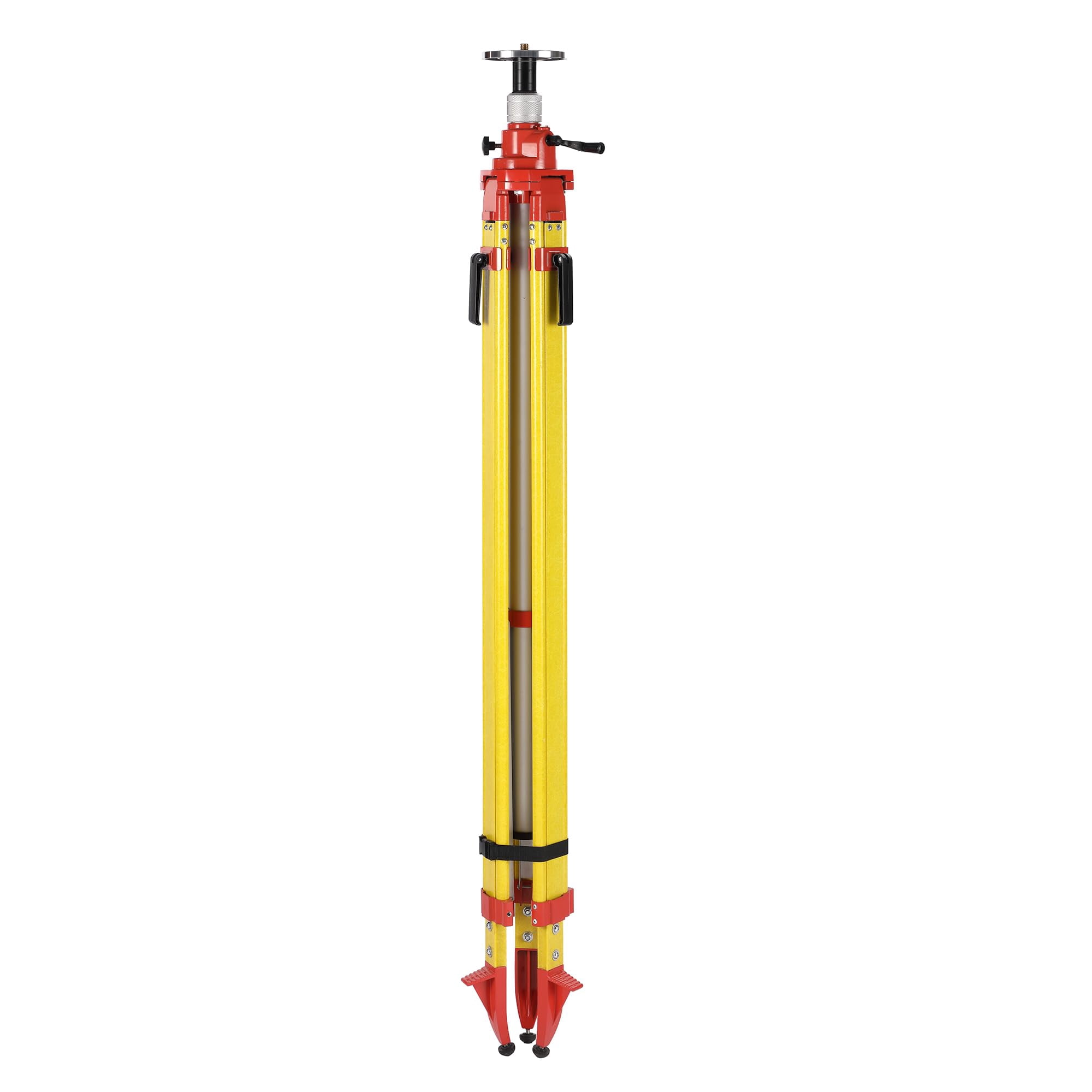 AdirPro Giant 157" Wood/Fiberglass Elevating Tripod, Heavy Duty Multifunctional Tripod for Rotary Lasers - Ideal for GPS and Robotic Surveying Instruments