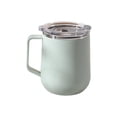 thumbnail image 2 of 304 Stainless Steel Insulated Coffee Mug 3.54*4.84in with Handle Leakproof Lid Double Wall Thermal Travel Cup for Hot Cold Drinks Large Capacity Tumbler for Office School Home Daily Commute, 2 of 6