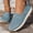 Light Blue, variant on Orthopedic Shoes for Women Arch Support Slip on Non Slip Running Shoes Lightweight Knitted Mesh Stretch Walking Shoes Comfort 2026 New Orthopedic Shoes Beige 38(US-7)