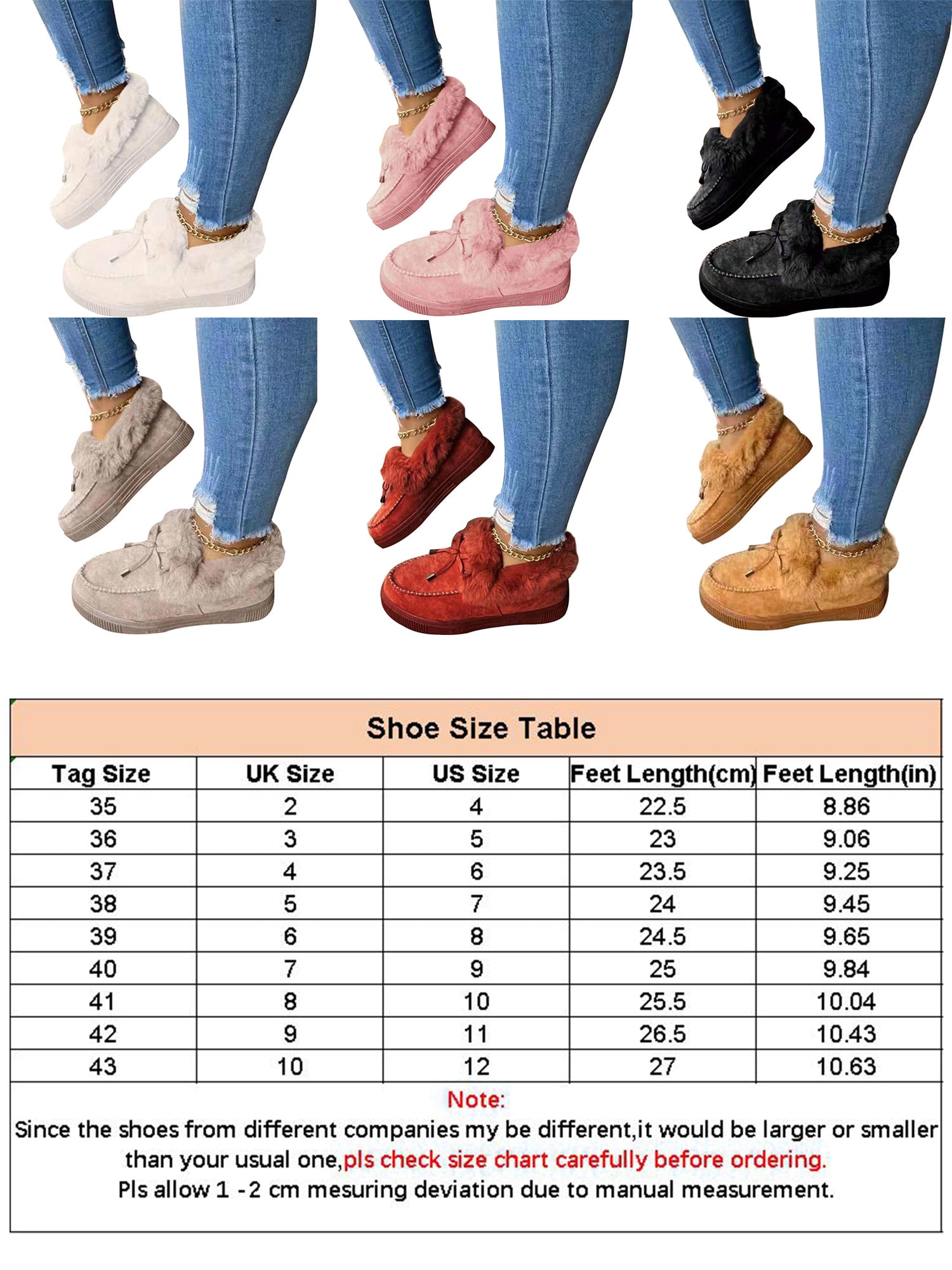CP Slippers Kids shoe size comparison size guide