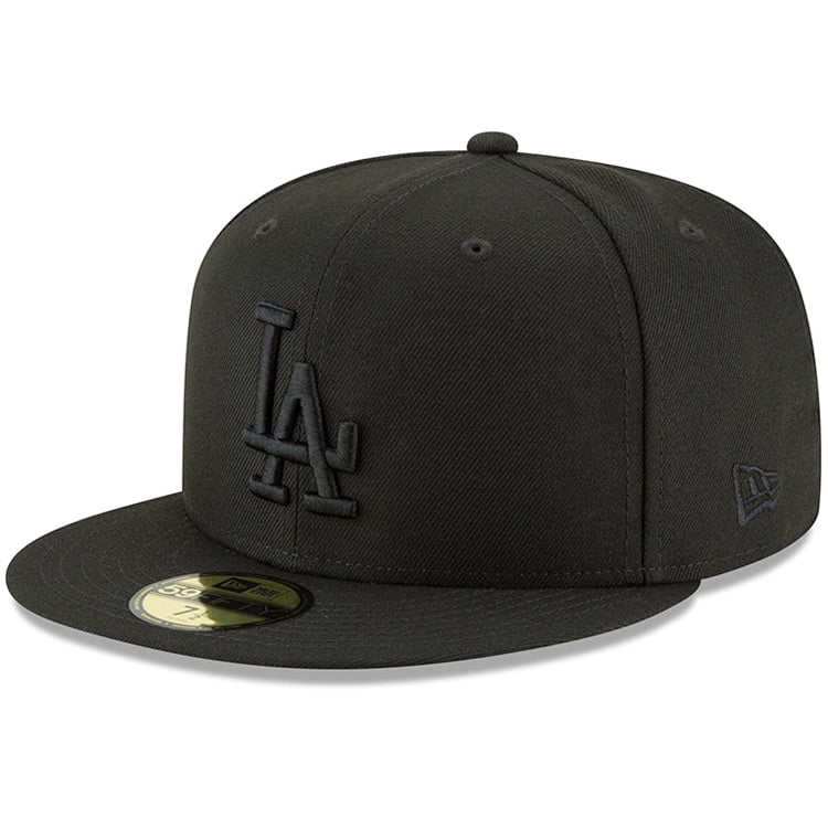 all black la dodgers hat