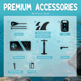 thumbnail image 4 of Ultifit Inflatable Paddle Board Extra Wide 450 Lbs Capacity Anti-Slip Design with SUP Accessories 11'6" x 35", 4 of 6