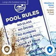 thumbnail image 5 of Pool Rules - No Exceptions Sign, Pool Sign,, 5 of 8