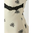 thumbnail image 7 of V-Neck Printed Bodycon Maxi Dress with Lace Detail, 7 of 7