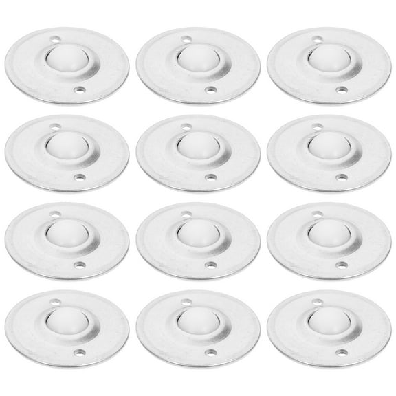 12pcs Nylon Transfer Casters Set, Smooth Rolling Bearings for Systems, Furniture, and Industrial Applications