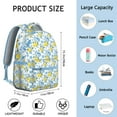 thumbnail image 6 of Lemon Themed Campus Backpack - Stylish School Bookbag for Teens & College Students, Roomy Rucksack with Laptop Sleeve, Durable Lightweight Everyday Bag for High School & University, Great Gift, 6 of 6