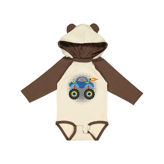 Inktastic Truck for Boys Boys Long Sleeve Baby Bodysuit