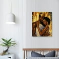African American Canvas Wall Art, King and Queen Crowns Canvas