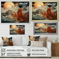 thumbnail image 4 of Designart "Asian Art Winds" Asian Floater Framed Canvas Wall Art, 4 of 7