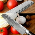 thumbnail image 6 of Kitchen Knife Chef Knife with Black Pakkawood Handle German High Carbon Stainless Steel Full Tang Professional Cooking Knives,D, 6 of 7