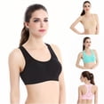 thumbnail image 2 of Women Seamless Stretch Wire-Free Sport Fitness Yoga Bra Underwear, 2 of 2