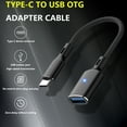thumbnail image 7 of FIEWESEY USB C to USB Adapter, Type C 3.0 OTG Cable On The Go Type C Male to USB A Female Adapter Compatible with MacBook Pro 2018 2017,Samsung Galaxy S20 S20+ Ultra S8 S9 Note 10 and More - Black, 7 of 7
