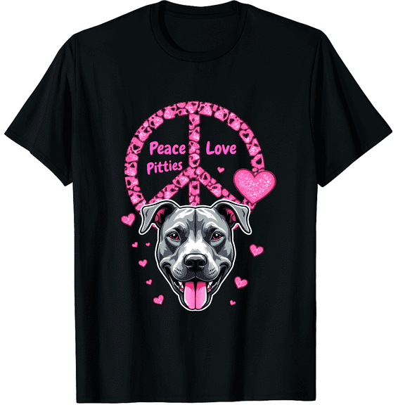 Pit Bull Lives Matter Pittie Puppy Dog Mom Ladies Pitbull Graphic Crew Neck Short Sleeve T-Shirts (Men's, Women's)