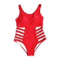 thumbnail image 4 of Womens Sexy Round Neck Halter One Piece Bathing Suits, 4 of 5