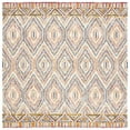 thumbnail image 6 of SAFAVIEH Aspen Jessamine Geometric Hexagons Wool Area Rug, Ivory/Rust, 5' x 8', 6 of 10