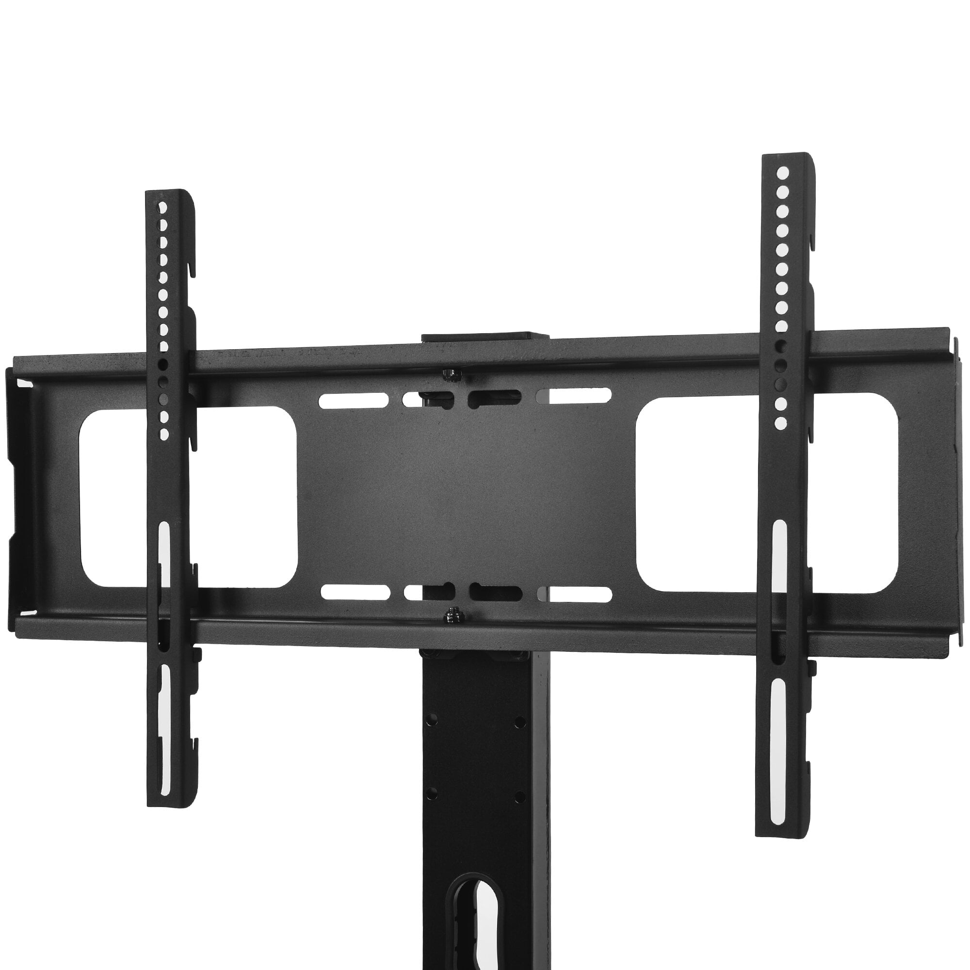 Entertainment Centers, Wooden Storage TV Stand Black Tempered Glass Height Adjustable Universal Swivel Entertainment Center With Mount TV Stand, Rustic Browm, Acacia Wood TV Stands With Storage
