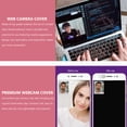thumbnail image 4 of 6pcs Mobile Phone Privacy Stickers Camera Protective Covers Simple Webcam Covers, 4 of 6