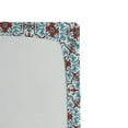 thumbnail image 3 of Ambesonne Vintage Fitted Sheet, Moroccan Floral Mosaic Art, Full Size, Pale Blue Red Green, 3 of 3