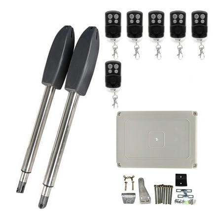 

400KG Automatic Electric Swing Gate Opener Kit Pull Arm Drive Swing Door Operator Motor Actuator Multi Remote Control Optional