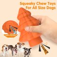 thumbnail image 6 of MASBRILL Christmas Tree Dog Chew Toy for Aggressive Chewers, Durable Dog Chew Toys Best Gift for Small to Large Dogs, Tough Holiday Dog Toys,Orange, 6 of 10