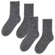 thumbnail image 2 of Calcetas Lisas WolBlack 2Pzas Negro 5-9.5 US Tubo Medio Lana., 2 of 5
