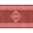 thumbnail image 1 of Ahgly Company Machine Washable Indoor Rectangle Transitional Red Area Rugs, 8' x 10', 1 of 7