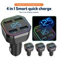 thumbnail image 6 of LKMEI 4 Ports USB C PD 20W QC3.0 Car Charger Fast Adapter Universal Socket Adapter, 6 of 6