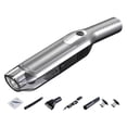 thumbnail image 1 of Aspirador de mano Accesorios para aspirador de mano inalámbrico Aspirador de coche multiusos recargable para sofá Vehículo de oficina Plata con filtro HEPA, 1 of 7