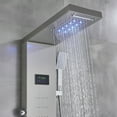 thumbnail image 6 of Senlesen Rainfall Waterfall Shower Tower Panel System Stainless Steel Massage Sprayer, 6 of 11